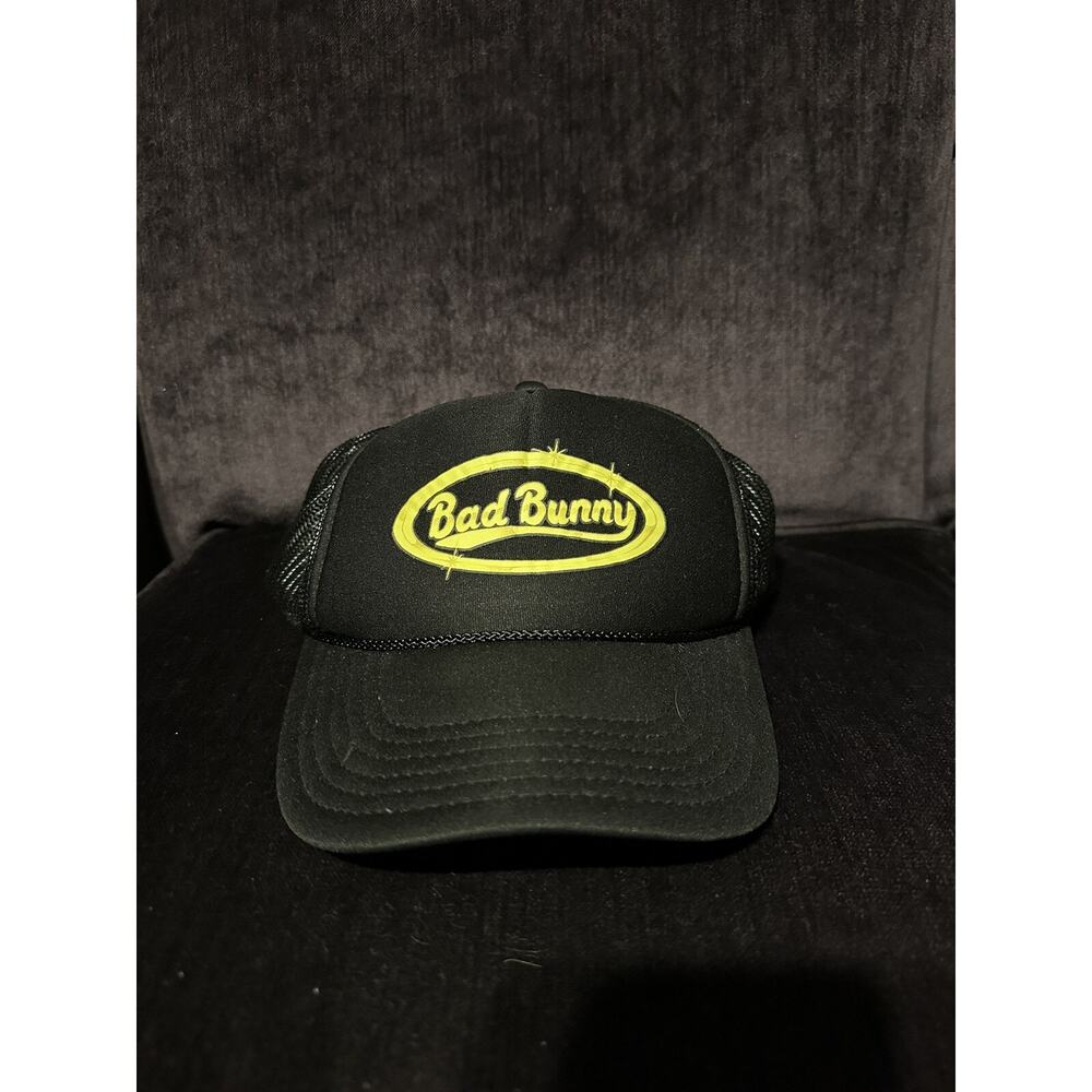 2022 Bad Bunny El Ultimo Tour Del Mundo Official Black Hat Concert Snapback Cap